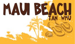 Maui Beach Tan, WMU logo