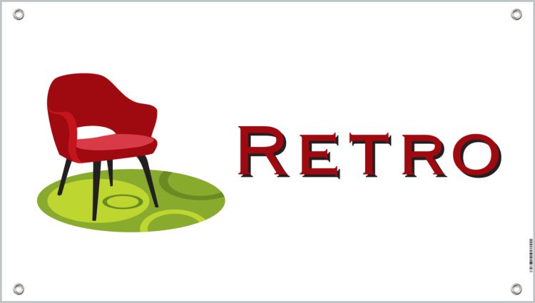 retro logo